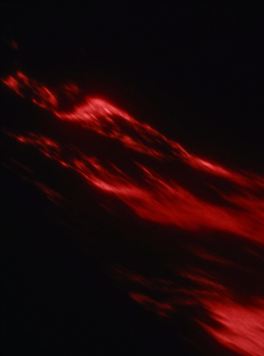 AI production — red light streaks